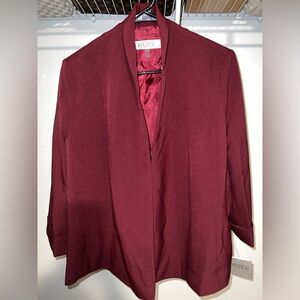 Kasper Burgundy Blazer